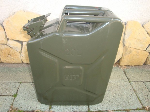 20 literes f�m �zemanyagkanna, marmonkanna, �j �llapot
