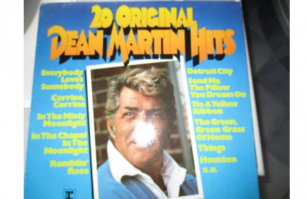 20 original Dean Martin hits bakelit hanglemez elad