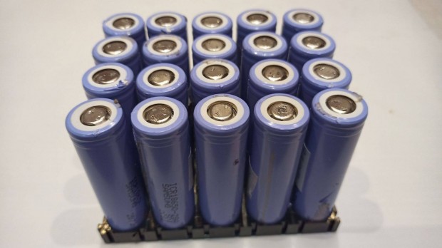 20db Bontott tesztelt litium-ion 18650 akku 1700-1900mah