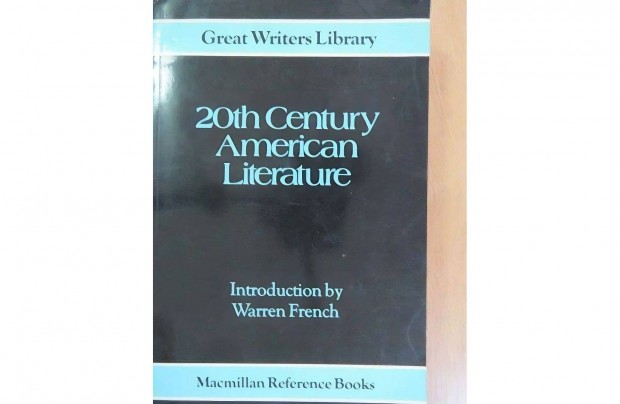 20th Century American Literature 1980 angol nyelv knyv