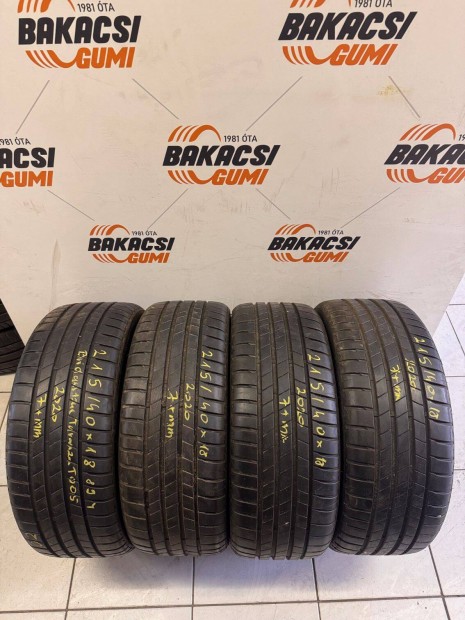 215/40R18 215 40 18 215/40x18 Bridgestone nyári gumi eladó