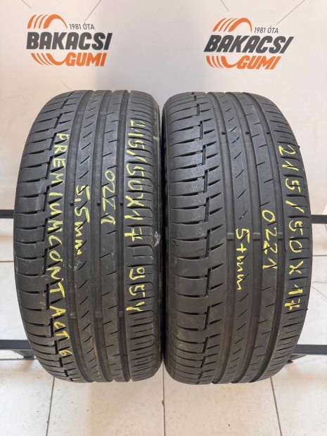 215/50R17 215 50 17 215/50x17 Continental nyri gumi elad