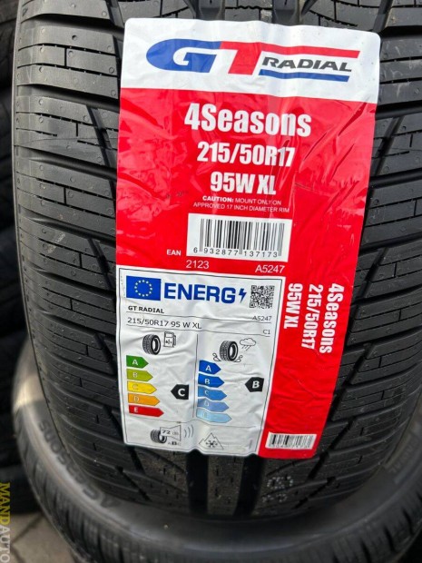 215/50R17 Gtradial 4Season(XL)