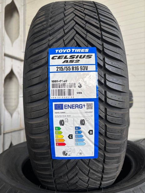 215/55R16 215/55 R16 új Toyo négyévszakos 4s gumi ÁR/db Dot4123