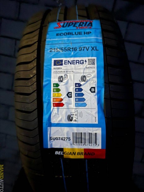 215/55R16 Fortuna-Superia Ecoblue UHP(XL),Új nyárigumi