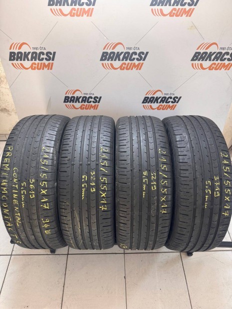 215/55R17 215 55 17 215/55x17 Continental nyri gumi elad