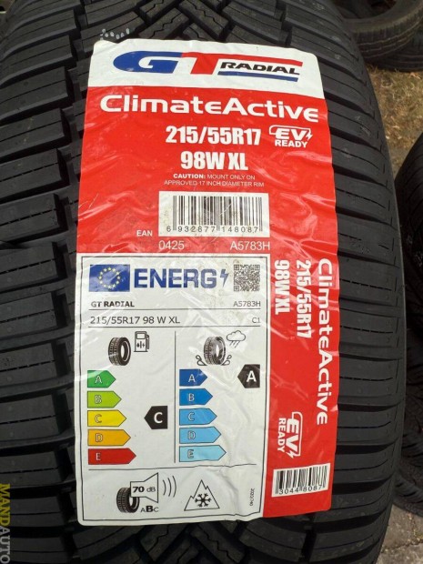 215/55R17 Gtradial Climateactive(XL)