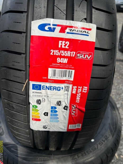 215/55R17 Gtradial FE2 SUV,j nyrigumi