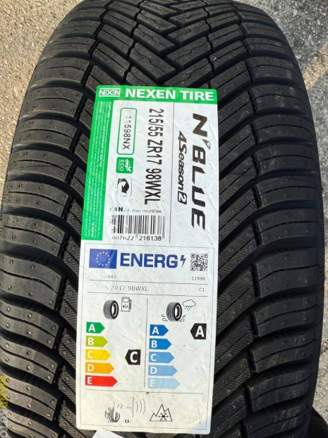 215/55R17 Nexen Nblue 4Season 2(XL),j ngy vszakos gumi