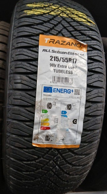 215/55R17 Trazano 4évszakos új garnitúra 2024