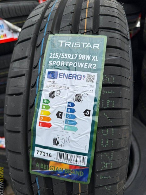 215/55R17 Tristar Sportpower2(XL),Új nyárigumi