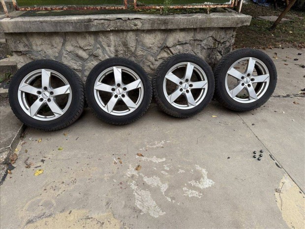 215/55R17 téli gumi 5X112 Rial alufelni garnitúra
