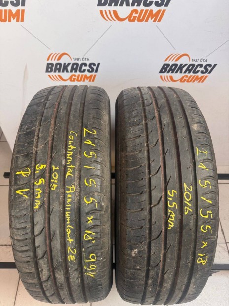 215/55R18 215 55 18 215/55x18 Continental nyári gumi eladó