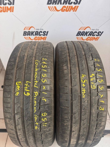 215/55R18 215 55 18 215/55x18 Continental nyári gumi eladó
