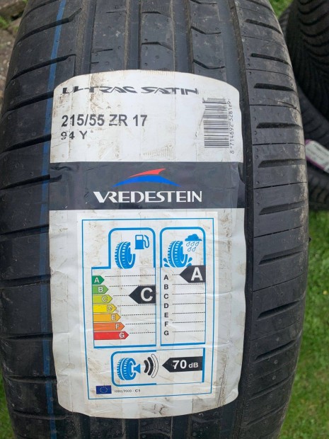 215 55 17 vredestein ultrac satin uj nyári gumi