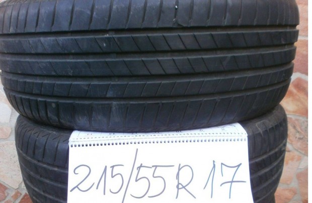 215/55 R17 Bridgestone ny�rigumi 4 db