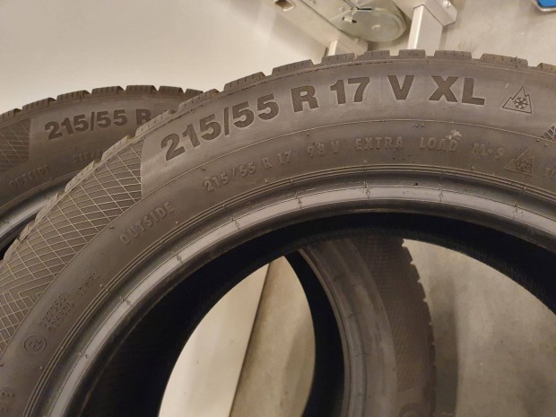 215/55 R17 Continental Wintercontact TS850P 98V t�li gumi 2db. ~7mm