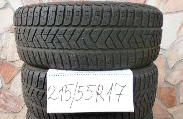 215/55 R17 Pirelli tligumi 4 db