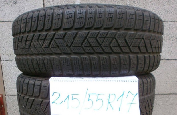 215/55 R17 Pirelli tligumi 4 db