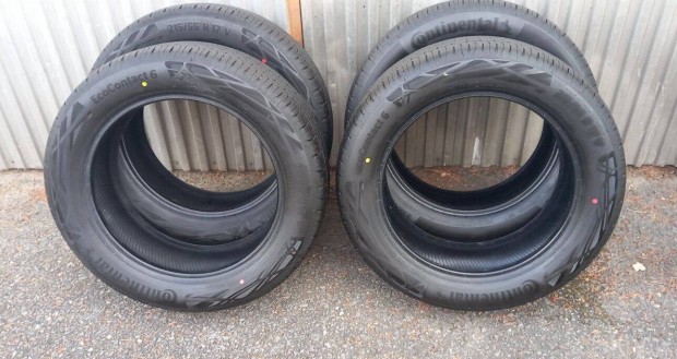 215/55 R17 új Continental Ecocontact 6 nyári gumi szett