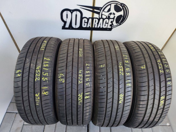 215/55 R18 Kumho 4db Nyárigumi 90Garage #1361