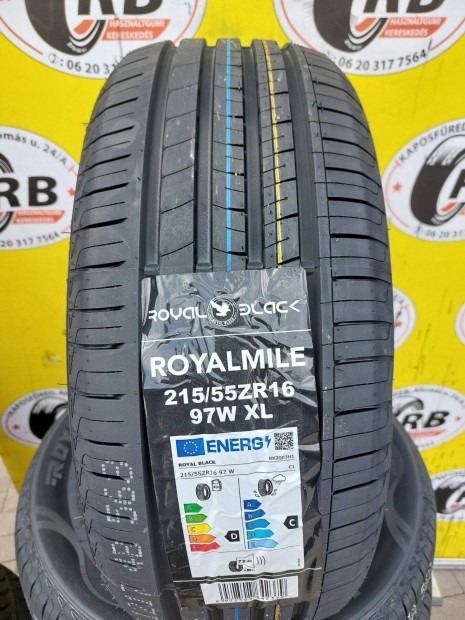 215/55 r16 Royal Black Új nyárigumi 23000ft/db