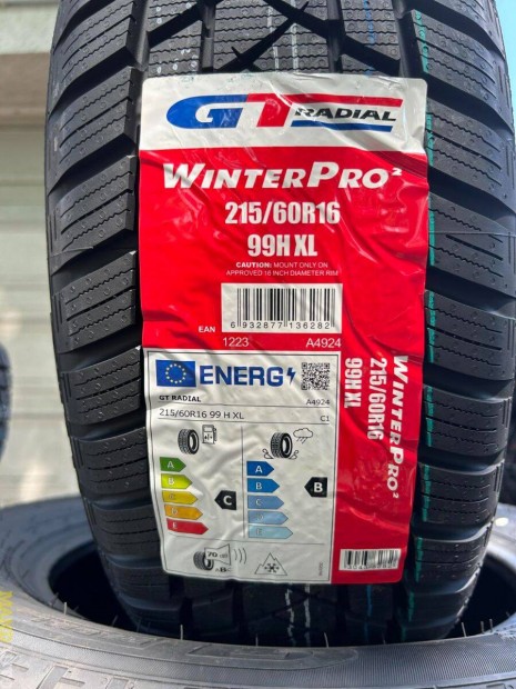 215/60R16 Gtradial Winterpro2Evo(XL)(Dot:2024!!!),j tligumi