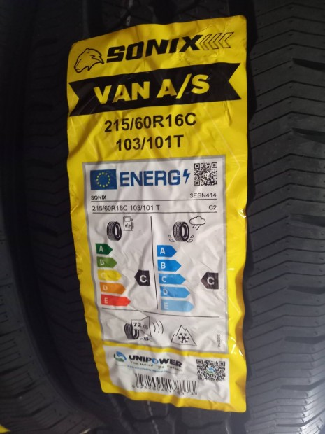 215/60R16c sonix 4evszakos kisteher gumi garnitura
