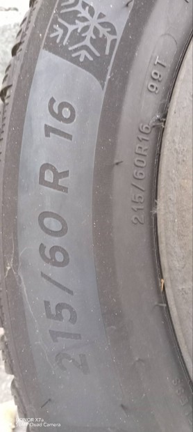 215/60 R16 Michelin Alpin 6 téli gumi és felni szett Ford Galaxyra