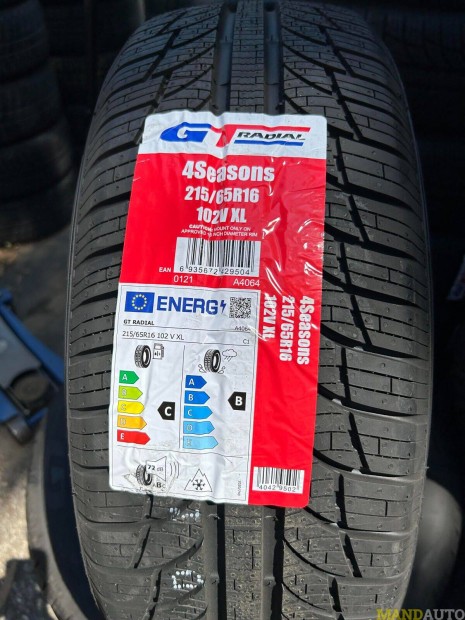 215/65R16 Gtradial 4Season,j ngy vszakos gumi