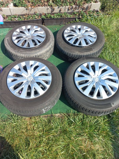 215/65R16 - Peugeot Rifter - 4 �vszakos gumi + gy�ri ac�l felni