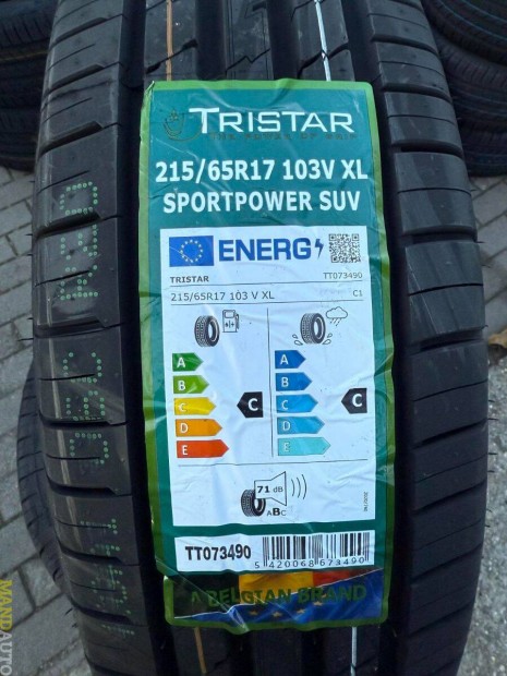 215/65R17 Tristar Sportpower SUV,Új nyárigumi
