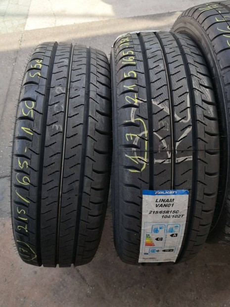 215/65 R15C Új!! Falken nyári gumi 45000ft a 2db /17/