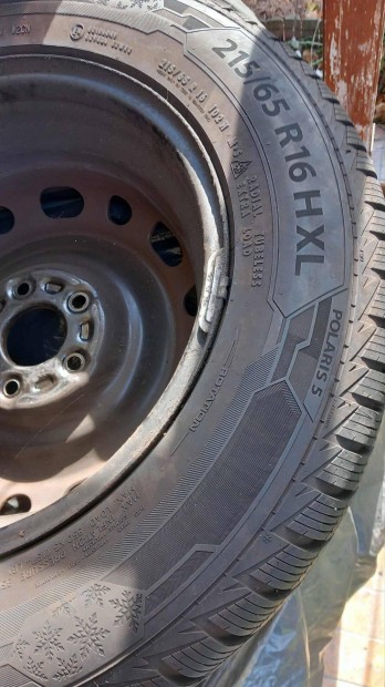 215/65 R16 Hxl téli gumik, lemez felnivel Mazda 6-ról
