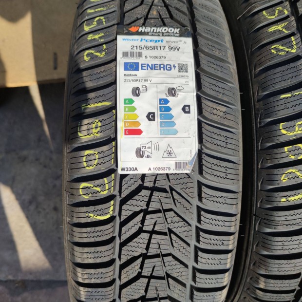 215/65 R17 Új!! Hankook téli gumi 150000ft a 4db/206/