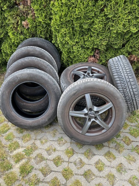 215/65/ R 16 Continental téli gumi felnivel ( plusz nyári gumi)