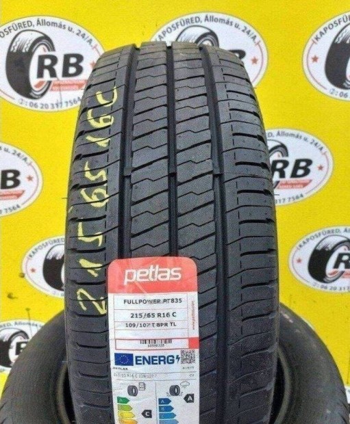 215/65 r16 C j Petlas nyri 2023 38000 Ft/db