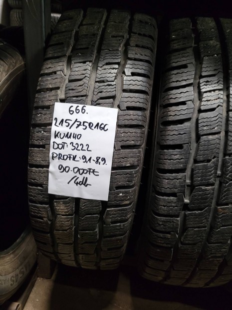 215/75 R16C Kumho kisteher tli gumik