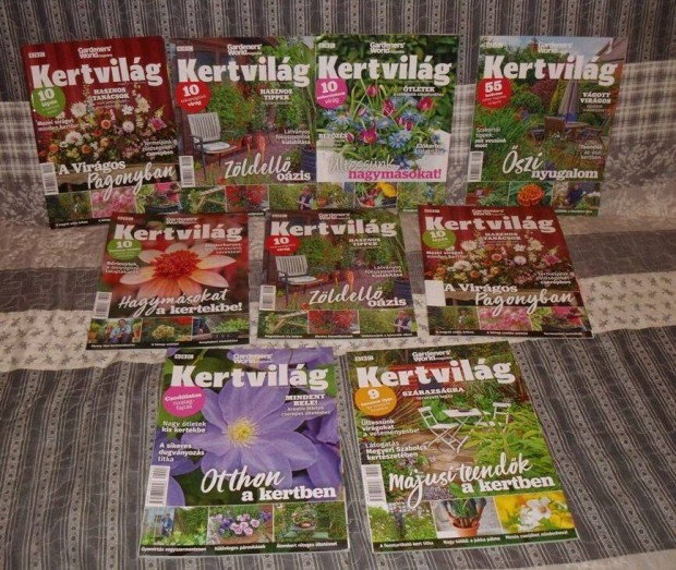 21 db BBC kertvilág magazinok sorozat