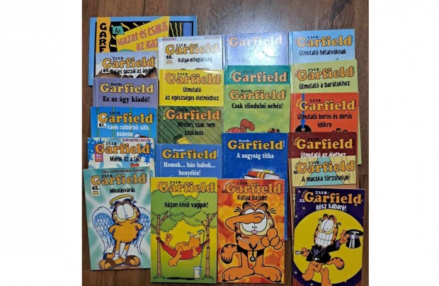 21 db Zseb Garfield + 1 extra