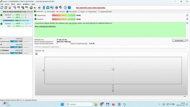 21 napos Seagate Exos 7E8 3.5 8TB 7200rpm 256MB SATA3 (ST8000NM0055)