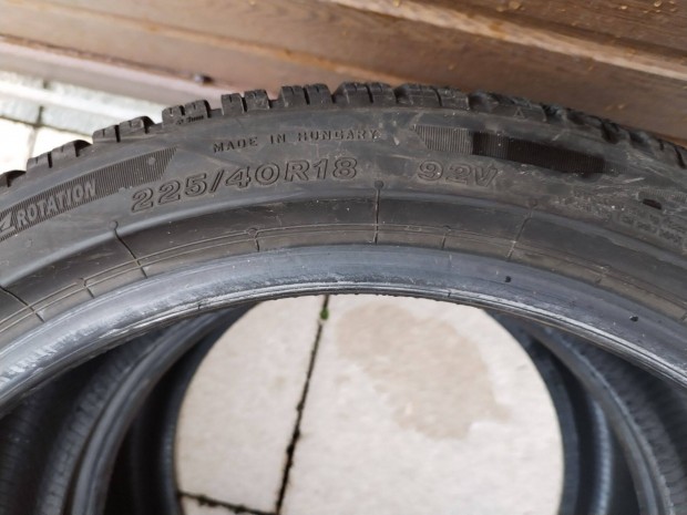 225 40 18 bridgestone 225/40 R 18 téli gumi 2 db 2024.19.hét