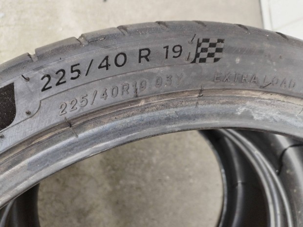 225 40 19 michelin 225/40 R 19 nyári gumi 2 db 2023.20.hét