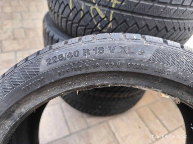 225/40 R18 Téli gumi 4db