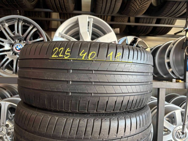 225/40 r18 Bridgestone 2019 nyárigumi 4db eladó 225/40r18 garnitúra