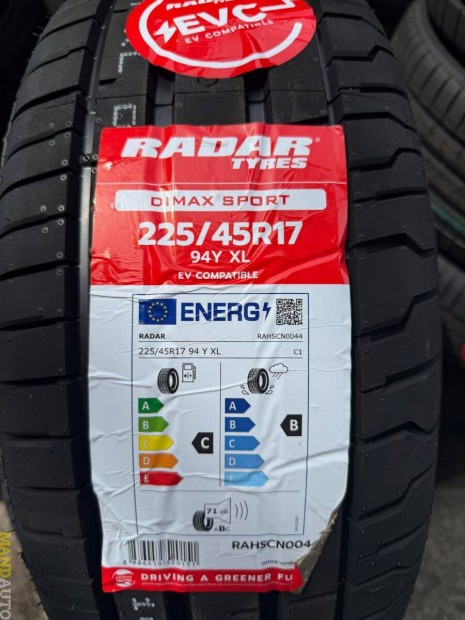 225/45R17 RADAR Dimax Sport EVC (XL)