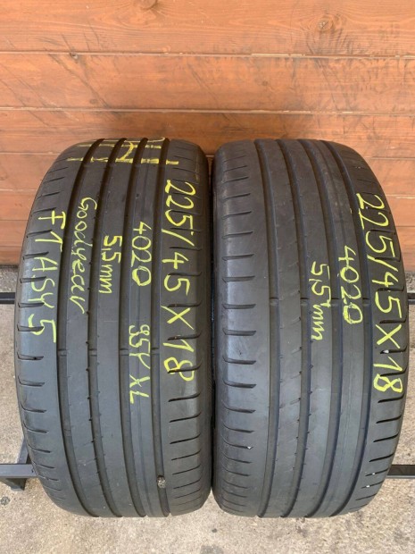 225/45R18 225 45 18 225/45x18 Goodyear nyári gumi eladó