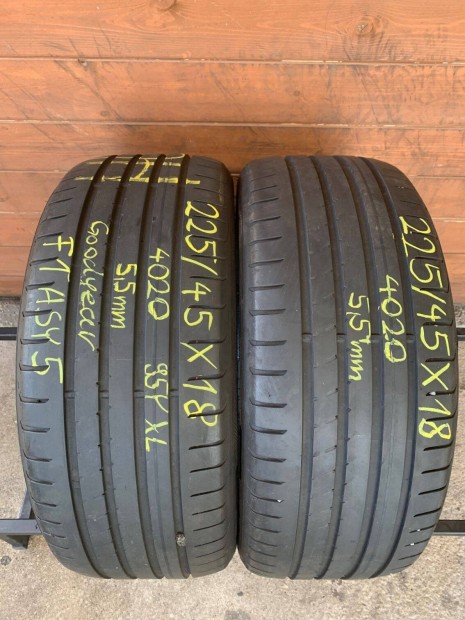 225/45R18 225 45 18 225/45x18 Goodyear nyri gumi elad