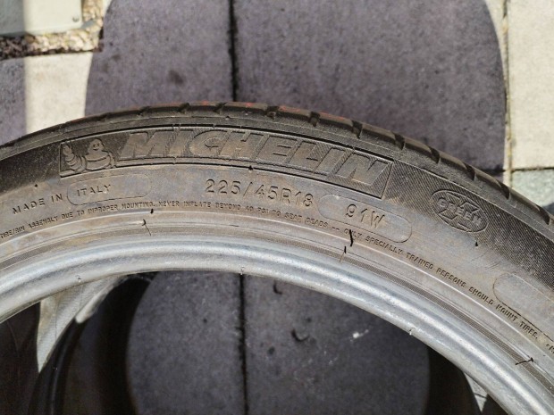 225 45 18 michelin RSC 225/45 R 18 nyári gumi 2 db 2022.11.hét