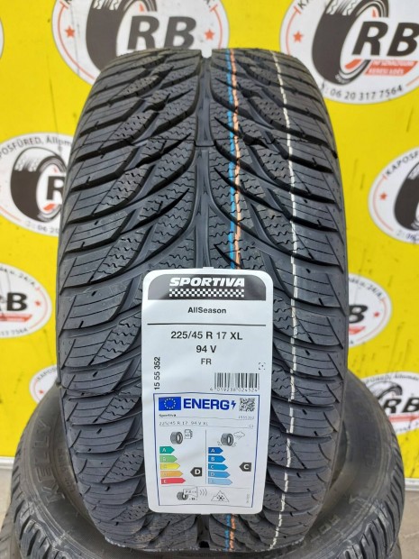 225/45 r17 Sportiva All Season,,Évjarat2024,,32500/db